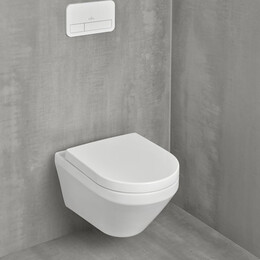Унитаз подвесной безободковый Villeroy&Boch Architectura 4694CLR1 с крышкой микролифт (система смыва Торнадо) - фото 