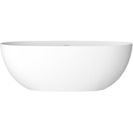 Ванна акриловая Cezares 170x78 см CZR-STREAM-170-78-56-SSB, белый матовый - фото 