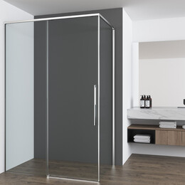 Душевое ограждение Vincea Ultima 120x100 см VSR-7UL1012CL (стекло 8 мм) хром/прозрачное - фото 