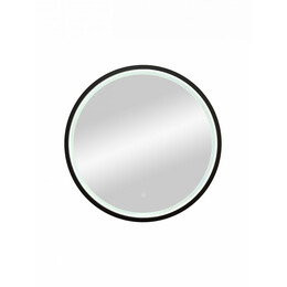 Зеркало Art&Max Livorno 60 см AM-Liv-600-DS-F-Nero, чёрный - фото 