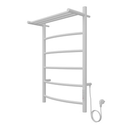 Полотенцесушитель электрический Azario Verona с полкой П6 500x800 мм AZ04858PW - фото 