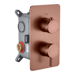 Смеситель для душа Boheme Cell 135-2-BRB (со скрытой частью) бронза брашированная - фото 