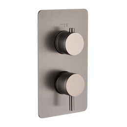 Смеситель для душа Boheme Cell 135-2-GM (со скрытой частью) графит - фото 