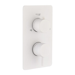 Смеситель для душа Boheme Cell 135-2-MW (со скрытой частью) белый матовый - фото 