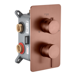 Смеситель для ванны Boheme Cell 135-3-BRB (со скрытой частью) бронза брашированная - фото 