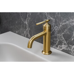 Смеситель для раковины Boheme Eterna 171-MG, золото матовое - фото 