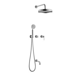 Душевая система для ванны Boheme Eterna 174-2-NB (со скрытой частью) никель - фото 