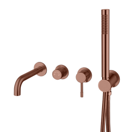 Смеситель для ванны Boheme Uno 464-3-BRB (со скрытой частью) брашированная бронза - фото 