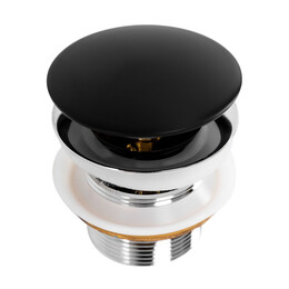 Донный клапан Art&Max AM-DR-BL, чёрный. - фото 