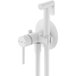 Набор для гигиенического душа Iddis Axes 005WTR0i08, белый матовый - фото 