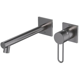 Смеситель для раковины настенный Iddis Duna DUNGM00i65, графит матовый - фото 