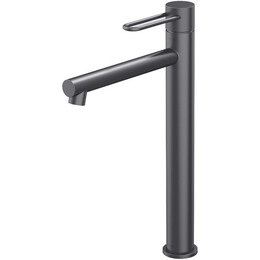 Смеситель для раковины высокий Iddis Duna DUNGM01i01, графит матовый - фото 