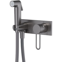 Набор для гигиенического душа Iddis Duna DUNGMV0i08, графит матовый - фото 