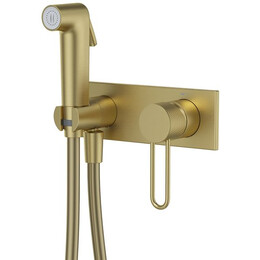 Набор для гигиенического душа Iddis Duna DUNMGV0i08, золото матовое - фото 