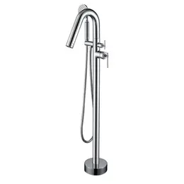 Смеситель для ванны напольный Boheme Eterna 179-CR (со скрытой частью) - фото 