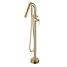 Смеситель для ванны напольный Boheme Eterna 179-G (со скрытой частью) золото - фото 