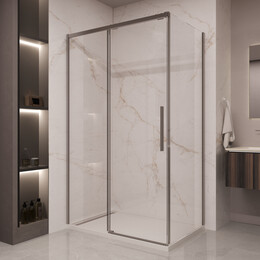 Душевое ограждение Vincea Stella 120x80 см VSR-1ST8012CLGM (стекло 8 мм) вороненая сталь/прозрачное - фото 