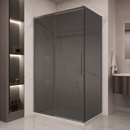 Душевое ограждение Vincea Stella 120x90 см VSR-1ST9012CGGM (стекло 8 мм) вороненая сталь/тонированное - фото 