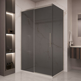 Душевое ограждение Vincea Stella 120x90 см VSR-1ST9012CGBN (стекло 8 мм) брашированный никель/тонированное - фото 