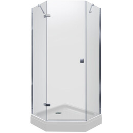 Душевое ограждение Triton Сигма 100x100 см Щ0000056815, хром/прозрачное - фото 