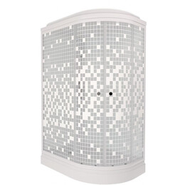 Душевая кабина Тритон Коралл 120x80 см L Щ0000061817, белый/мозаика - фото 