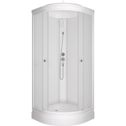 Душевая кабина Тритон Вельвет 80x80 см Щ0000064622, белый/матовое - фото 
