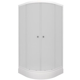 Душевое ограждение Triton Вельвет 80x80 см Щ0000064624, белый/матовое - фото 