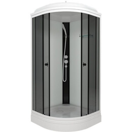 Душевая кабина Тритон Грэй 90x90 см Щ0000067300, белый/тонированное - фото 