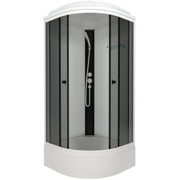 Душевая кабина Тритон Грэй 90x90 см Щ0000067301, белый/тонированное - фото 