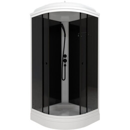 Душевая кабина Тритон Грэй 90x90 см Щ0000067302, белый/тонированное - фото 