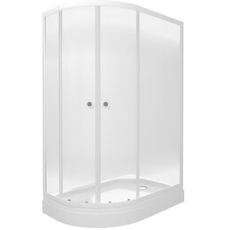 Душевое ограждение Triton Коралл 120x80 см R Щ0000068950, белый/узор - фото 