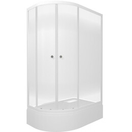 Душевое ограждение Triton Коралл 120x80 см R Щ0000068952, белый/узор - фото 