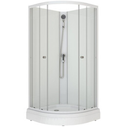Душевая кабина Тритон Экстра 88x88 см Щ0000076116, белый/прозрачное - фото 