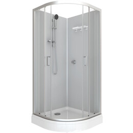 Душевая кабина Тритон Прайм 90x90 см Щ0000077367, сатин/прозрачное - фото 