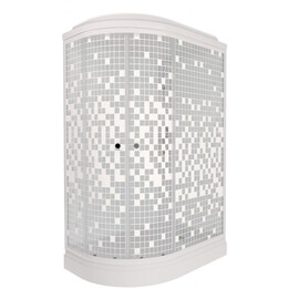 Душевая кабина Тритон Коралл 120x80 см R Щ0000061818, белый/мозаика - фото 