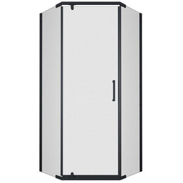 Душевое ограждение Triton Дека 100x100 см Щ0000062934, чёрный/прозрачное - фото 