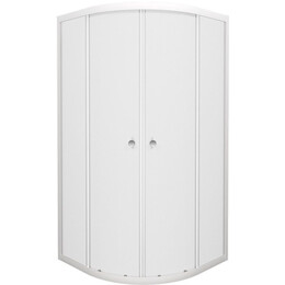 Душевое ограждение Triton Вельвет 90x90 см Щ0000063058, белый/матовое - фото 