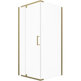 Душевое ограждение Triton Терра 90x90 см Щ0000073933, золото/прозрачное - фото 