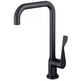 Смеситель для кухни Aquatek Вега AQ1083MB, чёрный матовый, Цвет производителя: чёрный матовый - фото 