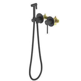 Набор для гигиенического душа Aquatek Европа AQ1319MB (со скрытой частью) чёрный матовый - фото 