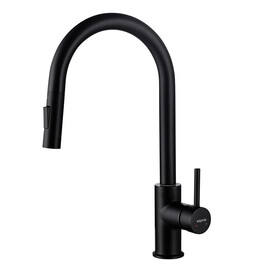 Смеситель для кухни Aquatek Европа AQ1384MB, чёрный матовый, Цвет производителя: чёрный матовый - фото 