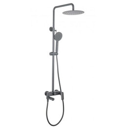 Душевая стойка Aquatek Вега AQ2040BGM, оружейная сталь - фото 