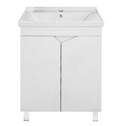 Тумба напольная с раковиной Loranto Оптимум 60 см CS00106210 (раковина Monte NEO 60) - фото 