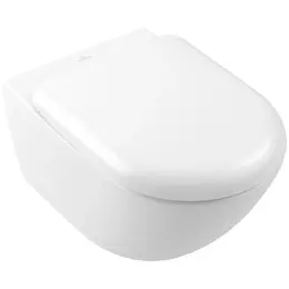 Унитаз подвесной безободковый Villeroy&Boch Antao 4674T0RW с крышкой микролифт (CeramicPlus) - фото 