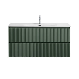 Тумба подвесная с раковиной BelBagno 120 см UNO-1200-2C-SO-VO (раковина CZR-8073-120) еловый матовый - фото 