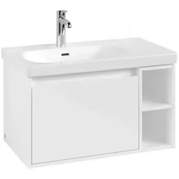 Тумба подвесная с раковиной-столешницей  Villeroy&Boch Skyla 80 см C78800VE (раковина 5A52L101) - фото 