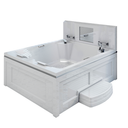 Спа бассейн Радомир Римини Платинум 150x190 см 1-30-0-0-5-047Б - фото 