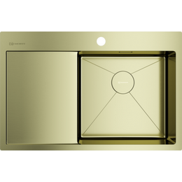 Кухонная мойка Omoikiri Akisame 78-R lg 4973086, светлое золото, Цвет производителя: светлое золото - фото 