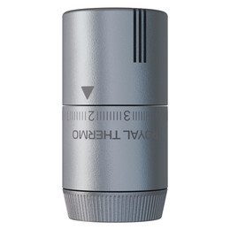 Термоголовка жидкостная Royal Thermo Design М30х1,5 RATHDN13015SS, серебристый - фото 