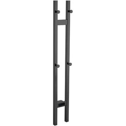 Полотенцесушитель электрический Boheme Duo П2 170x1200 мм 728-SGM, графит глянцевый - фото 